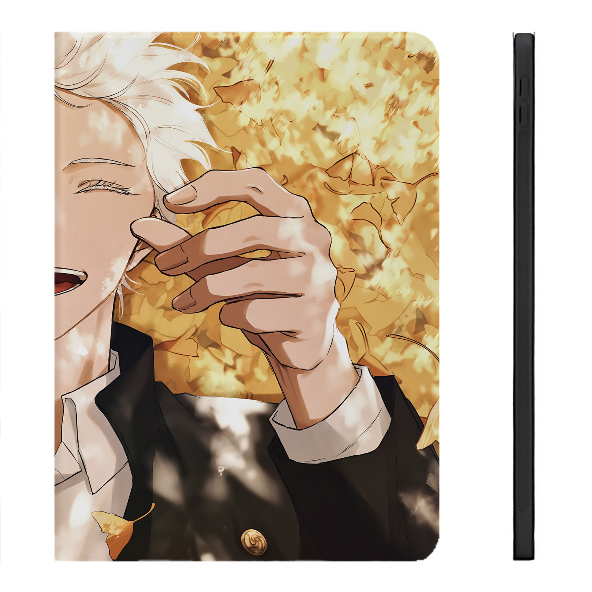 （画像用） 呪術廻戦 Jujutsu Kaisen IPadケース ペンホルダー付き ブックスタイルデザイン